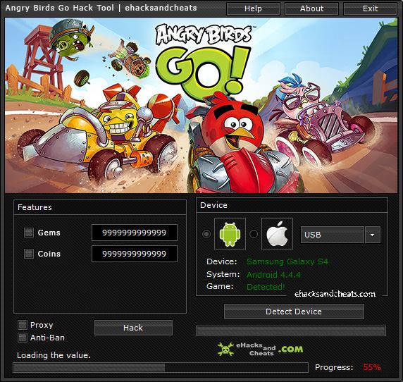 angry birds hack download
